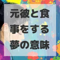 元彼と食事をする夢のサムネイル画像