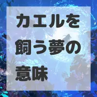 カエルを飼う夢のサムネイル画像