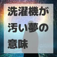 洗濯機が汚い夢のサムネイル画像