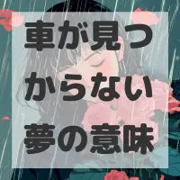 車が見つからない夢のサムネイル画像
