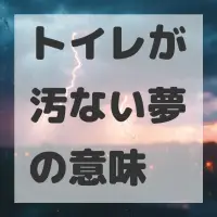 トイレが汚ない夢のサムネイル画像