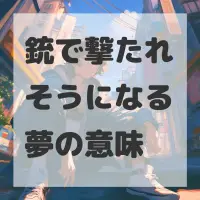 銃で撃たれそうになる夢のサムネイル画像
