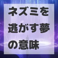 ネズミを逃がす夢のサムネイル画像