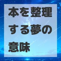本を整理する夢のサムネイル画像