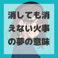 消しても消えない火事の夢のサムネイル画像