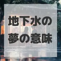 地下水の夢のサムネイル画像