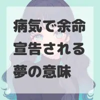 病気で余命宣告される夢のサムネイル画像