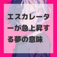 エスカレーターが急上昇する夢のサムネイル画像