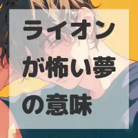 ライオンが怖い夢のサムネイル画像