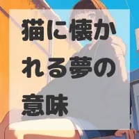 猫に懐かれる夢のサムネイル画像