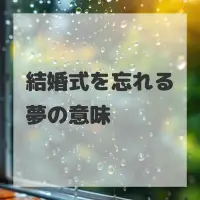 結婚式を忘れる夢のサムネイル画像