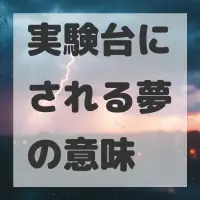 実験台にされる夢のサムネイル画像