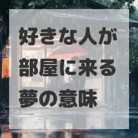 好きな人が部屋に来る夢のサムネイル画像