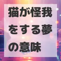 猫が怪我をする夢のサムネイル画像