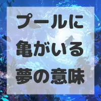 プールに亀がいる夢のサムネイル画像