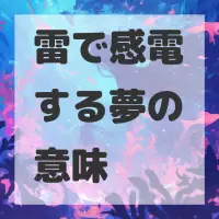 雷で感電する夢のサムネイル画像