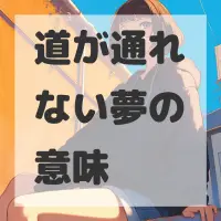 道が通れない夢のサムネイル画像