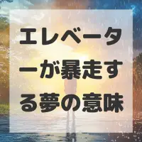エレベーターが暴走する夢のサムネイル画像