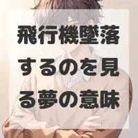 飛行機墜落するのを見る夢のサムネイル画像