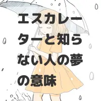 エスカレーターと知らない人の夢のサムネイル画像