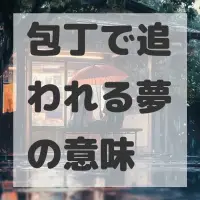 包丁で追われる夢のサムネイル画像