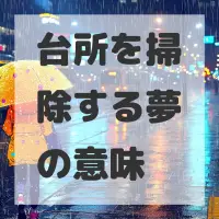 台所を掃除する夢のサムネイル画像