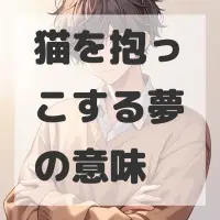 猫を抱っこする夢のサムネイル画像