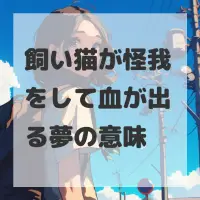 飼い猫が怪我をして血が出る夢のサムネイル画像