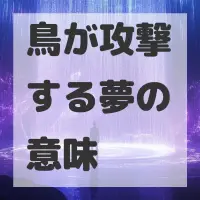 鳥が攻撃する夢のサムネイル画像