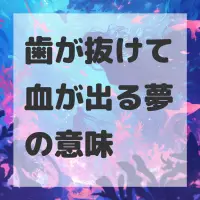 歯が抜けて血が出る夢のサムネイル画像