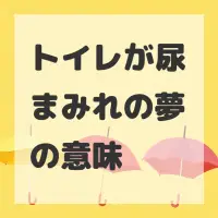 トイレが尿まみれの夢のサムネイル画像