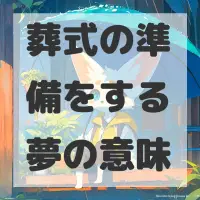 葬式の準備をする夢のサムネイル画像