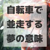 自転車で並走する夢のサムネイル画像