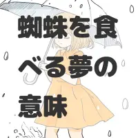 蜘蛛を食べる夢のサムネイル画像