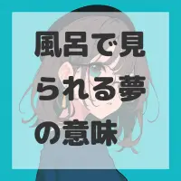 風呂で見られる夢のサムネイル画像