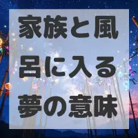 家族と風呂に入る夢のサムネイル画像