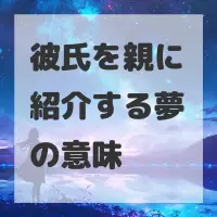 彼氏を親に紹介する夢のサムネイル画像
