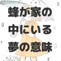 蜂が家の中にいる夢のサムネイル画像