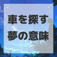 車を探す夢のサムネイル画像