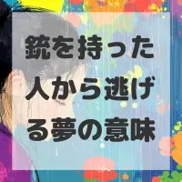 銃を持った人から逃げる夢のサムネイル画像