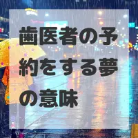 歯医者の予約をする夢のサムネイル画像