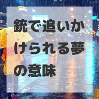 銃で追いかけられる夢のサムネイル画像