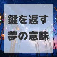 鍵を返す夢のサムネイル画像