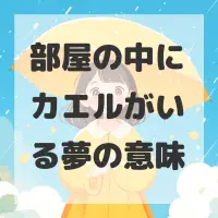 部屋の中にカエルがいる夢のサムネイル画像