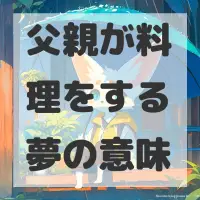 父親が料理をする夢のサムネイル画像