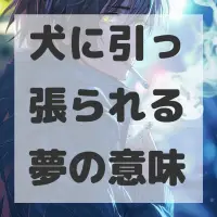 犬に引っ張られる夢のサムネイル画像