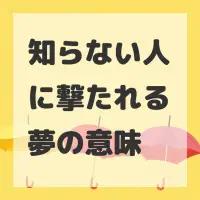 知らない人に撃たれる夢のサムネイル画像