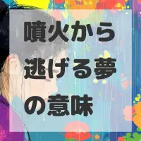 噴火から逃げる夢のサムネイル画像