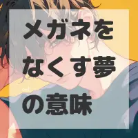 メガネをなくす夢のサムネイル画像