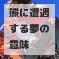 熊に遭遇する夢のサムネイル画像